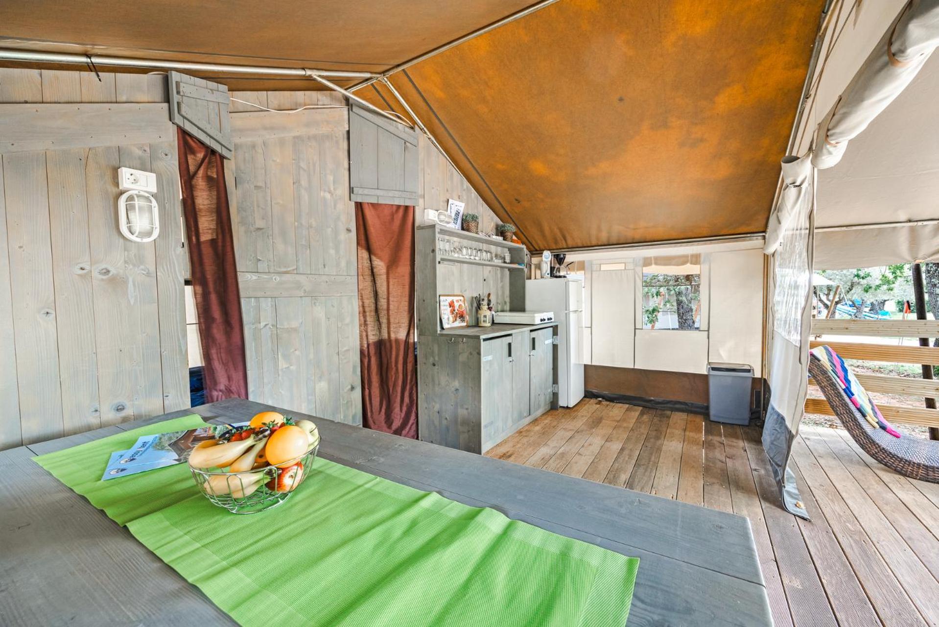 Easyatent Fkk Safari Tent Solaris Naturist - Clothes Free Poreč Oda fotoğraf